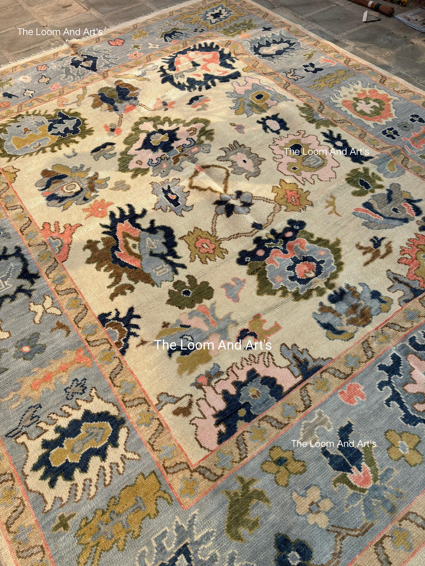Modern Oushak Rug 9x12, 8x10 Oushak Rug, Oushak Rug 9x12