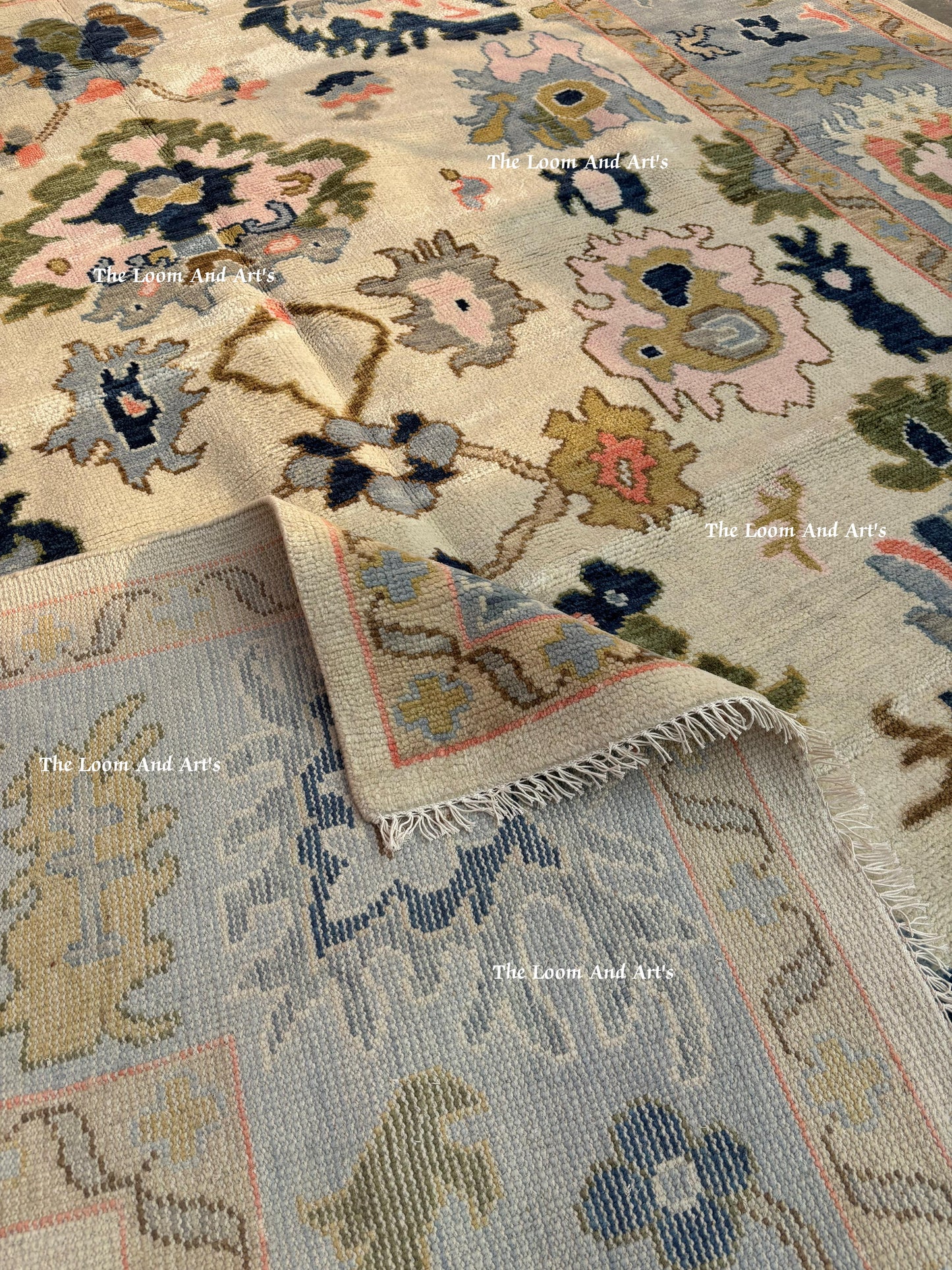 Modern Oushak Rug 9x12, 8x10 Oushak Rug, Oushak Rug 9x12