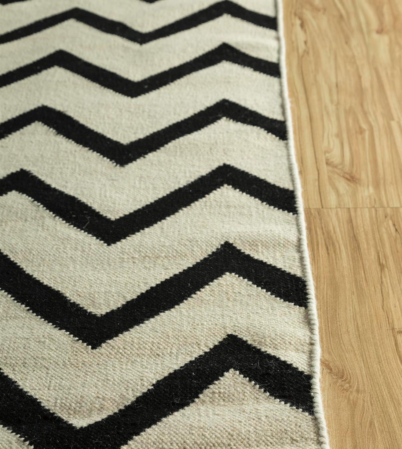 Beige Indoor Flatweave Rug, Livingroom Beige Rugs 9x12, Black Line Flatweave Rug