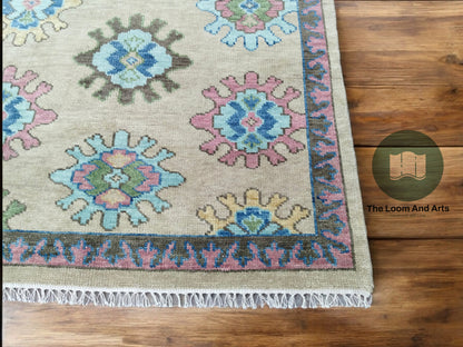 Brown Oushak Rug, Livingroom Oushak Rug, Bedroom Oushak Rug 9x12