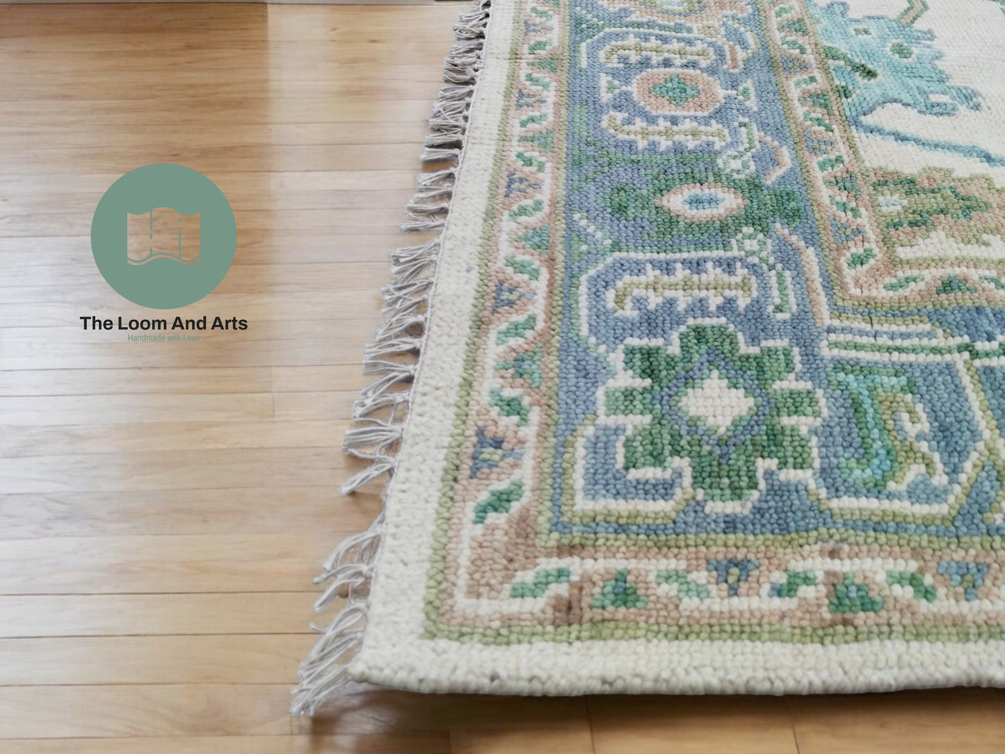 Green Oushak Rug, 9x12 Green Oushak Rug, Light Green Oushak Bedroom Rug, Oushak Rug 9x12, Area Oushak Rug, 8x10 Oushak Rug